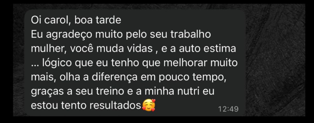 Feedback de aluna 1