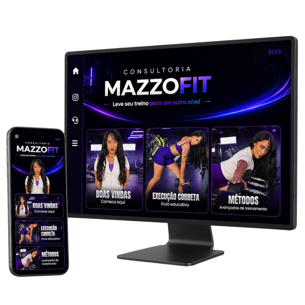 Prévia da plataforma MazzoFit